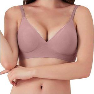 Bali Women's Comfort Revolution Soft Touch Wire-Free Bra - Pink - XLarge - NWT